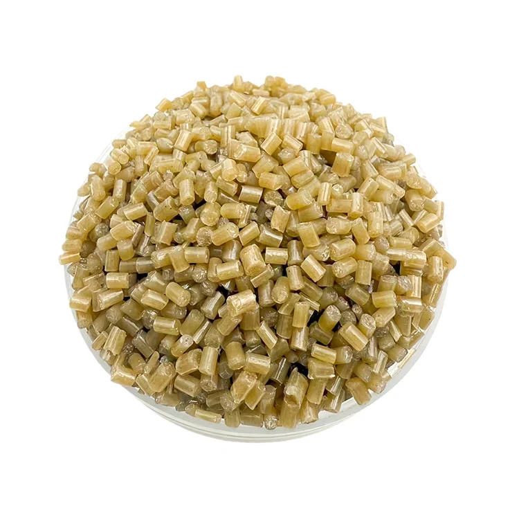 Переработанный коричневый полимерный материал PS