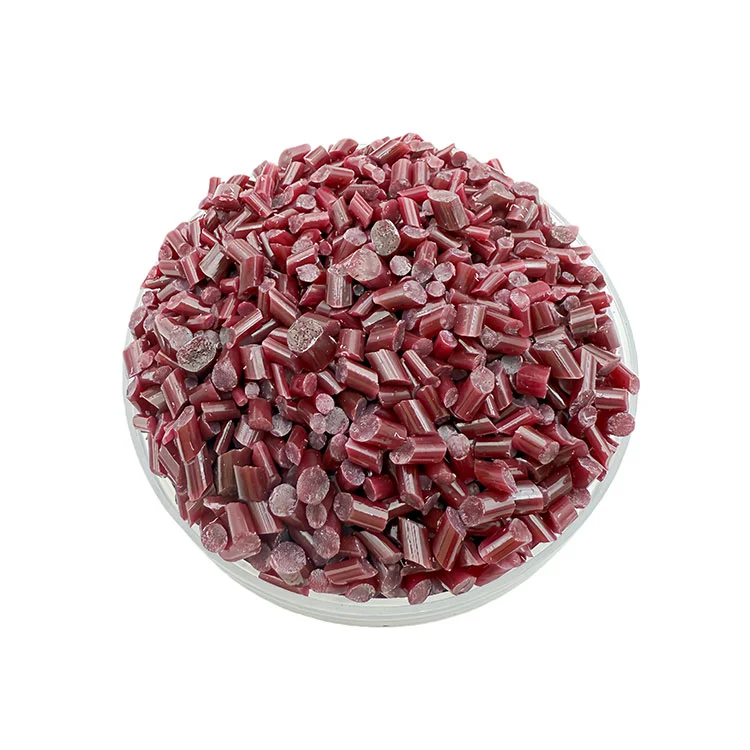 Регенерированный красный полимерный материал PS